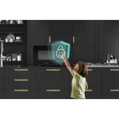 Hisense H23MOBSD1HG Microwave Oven 800W 23L Freestanding Black - Sleek Design, Powerful Performance!